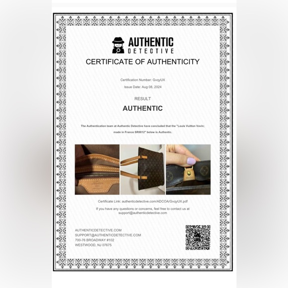 Louis Vuitton Vavin GM Shoulder Bag - Picture 9 of 9